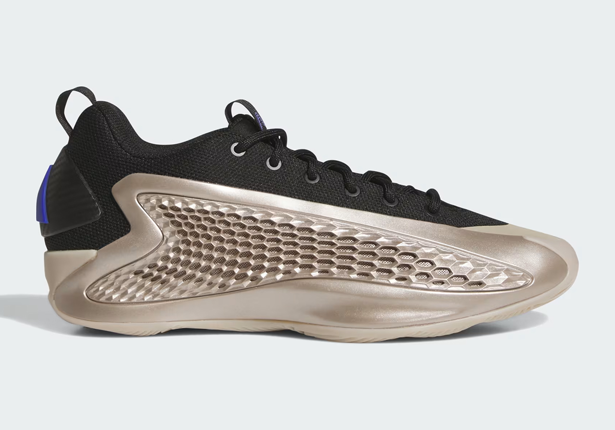 Adidas Anthony Edwards 1 Low Champagne Metallic Jq6133 10