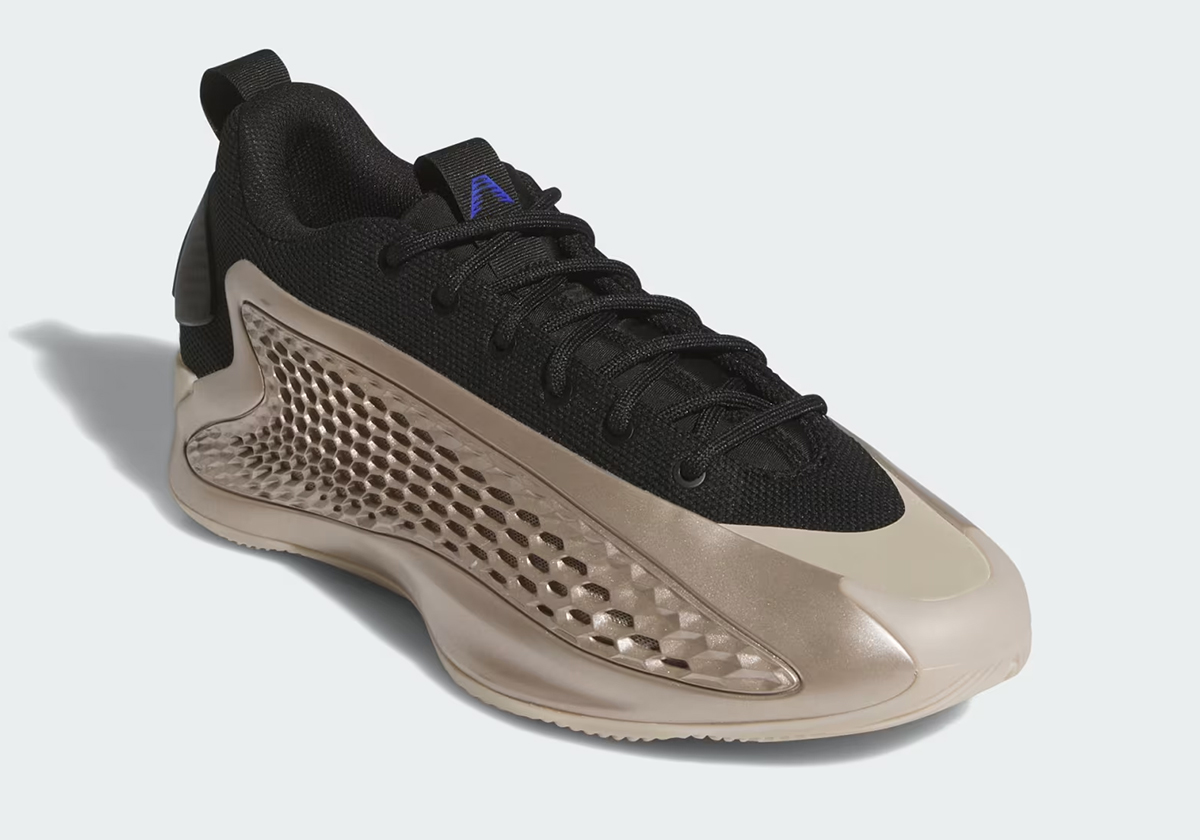 Adidas Anthony Edwards 1 Low Champagne Metallic Jq6133 7