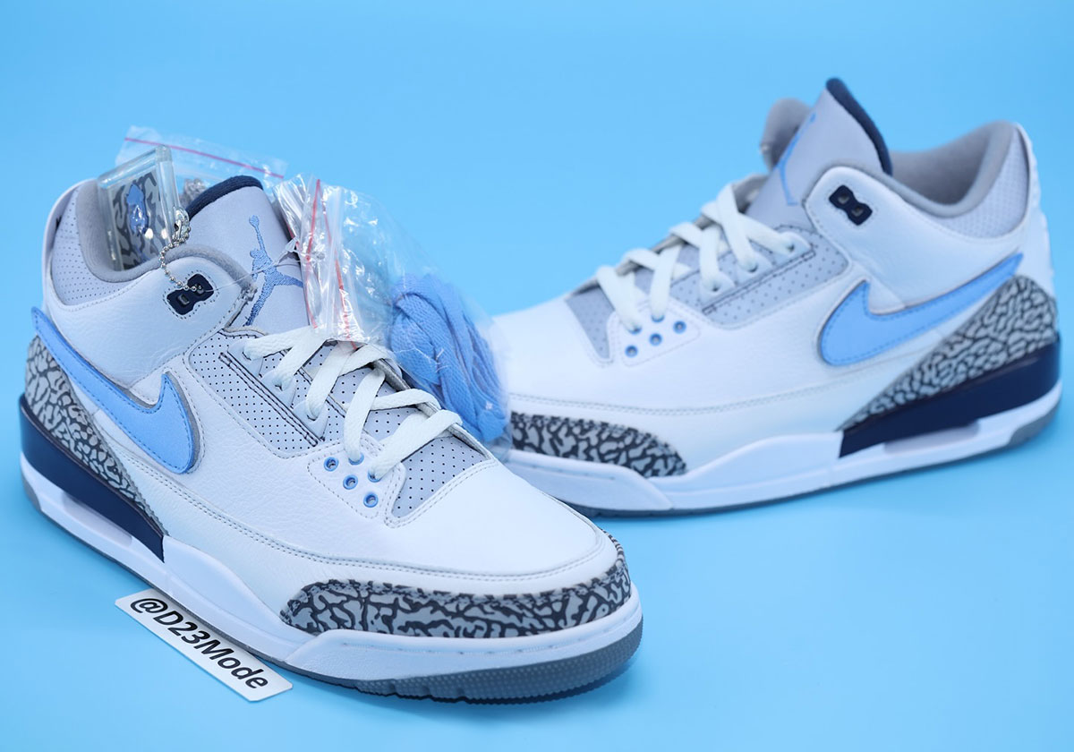 Air Jordan 3 Tinker Unc Pe Sample 1