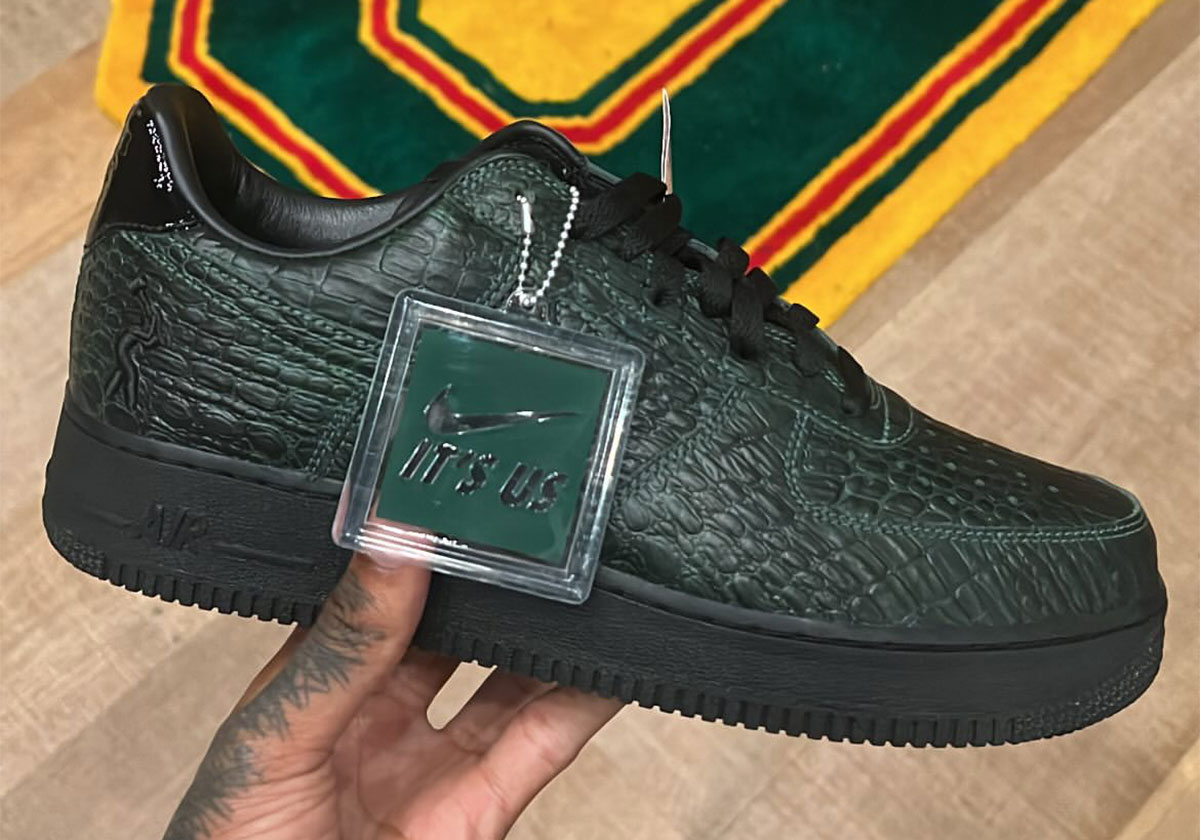 Lil Yachty’s Green Croc Skin Nike Air Force 1 Surfaces Again