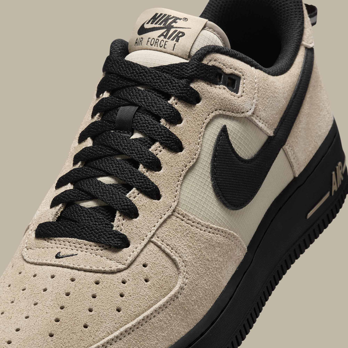 Nike Air Force 1 Low Desert Khaki Black Hv6526 200 2