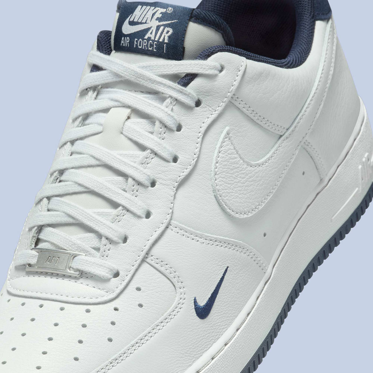Nike Air Force 1 Low Mini Swoosh White Midnight Navy Hm9483 001 4