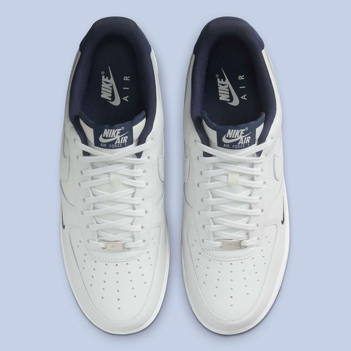 Nike Air Force 1 Low Mini Swoosh White Midnight Navy Hm9483 001 5