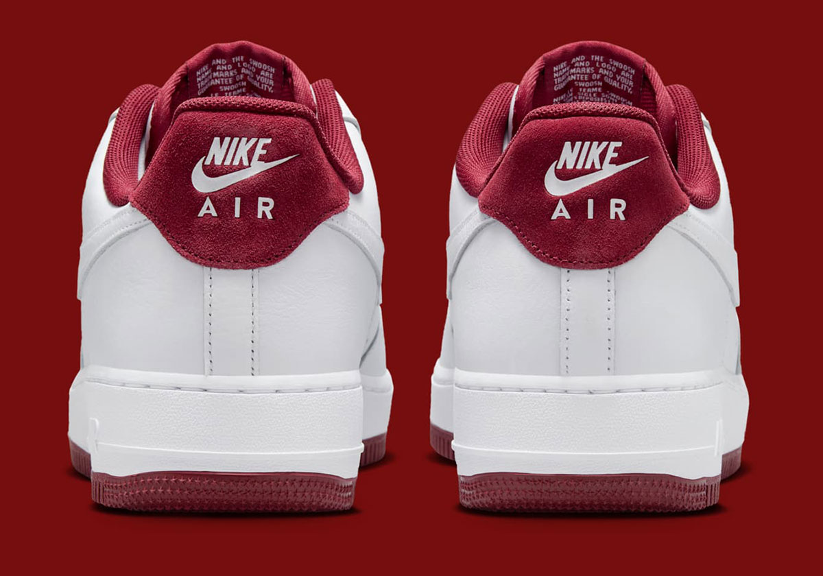 Nike Air Force 1 Low Mini Swoosh White Team Red Hm9483 100 2