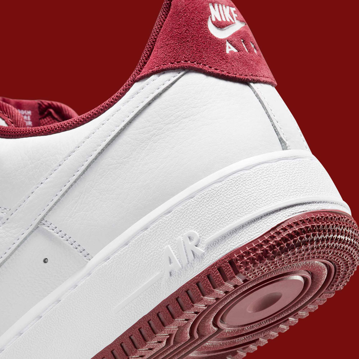 Nike Air Force 1 Low Mini Swoosh White Team Red Hm9483 100 4