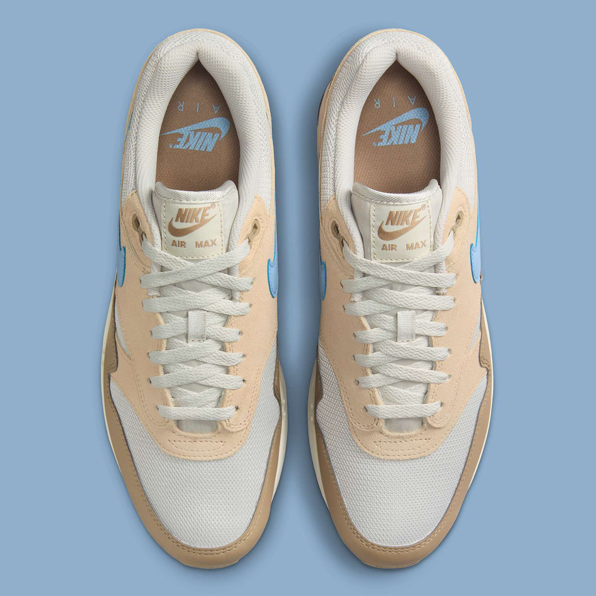 Nike Air Max 1 Light Bone Psychic Blue Fz5808 009 6