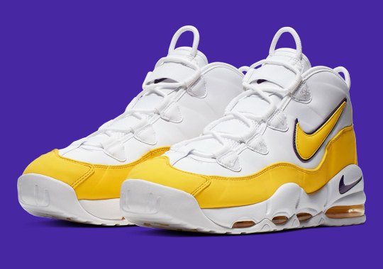 The Nike Air Max Uptempo 95 “Lakers” Releases On April 25th