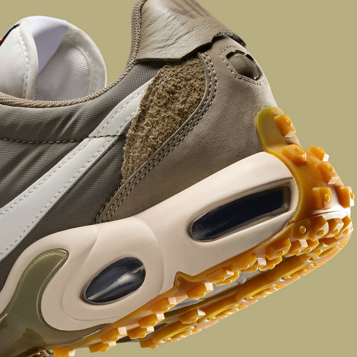 Nike Air Max Waffle Trainer Matte Olive Sail Gum Light Brown Fv6946 302 8