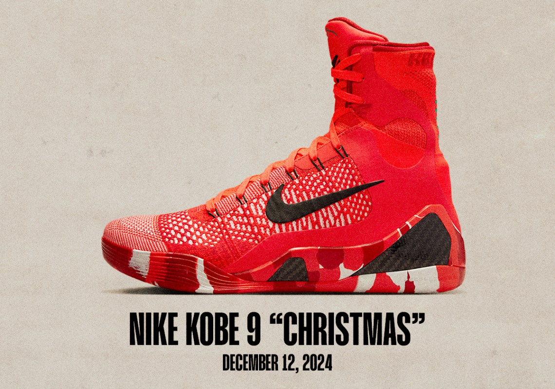 Sneaker Releases December 8 December 14 2024 Nike Kobe 9 Christmas