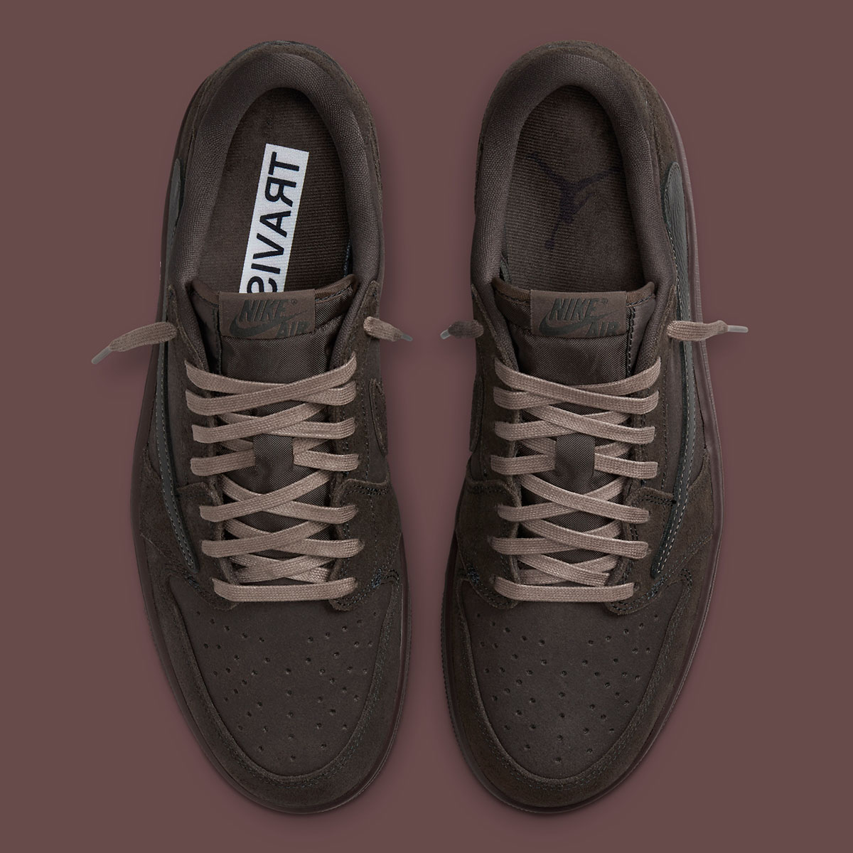 Travis Scott Jordan 1 Low Velvet Brown Dm7866 202 5