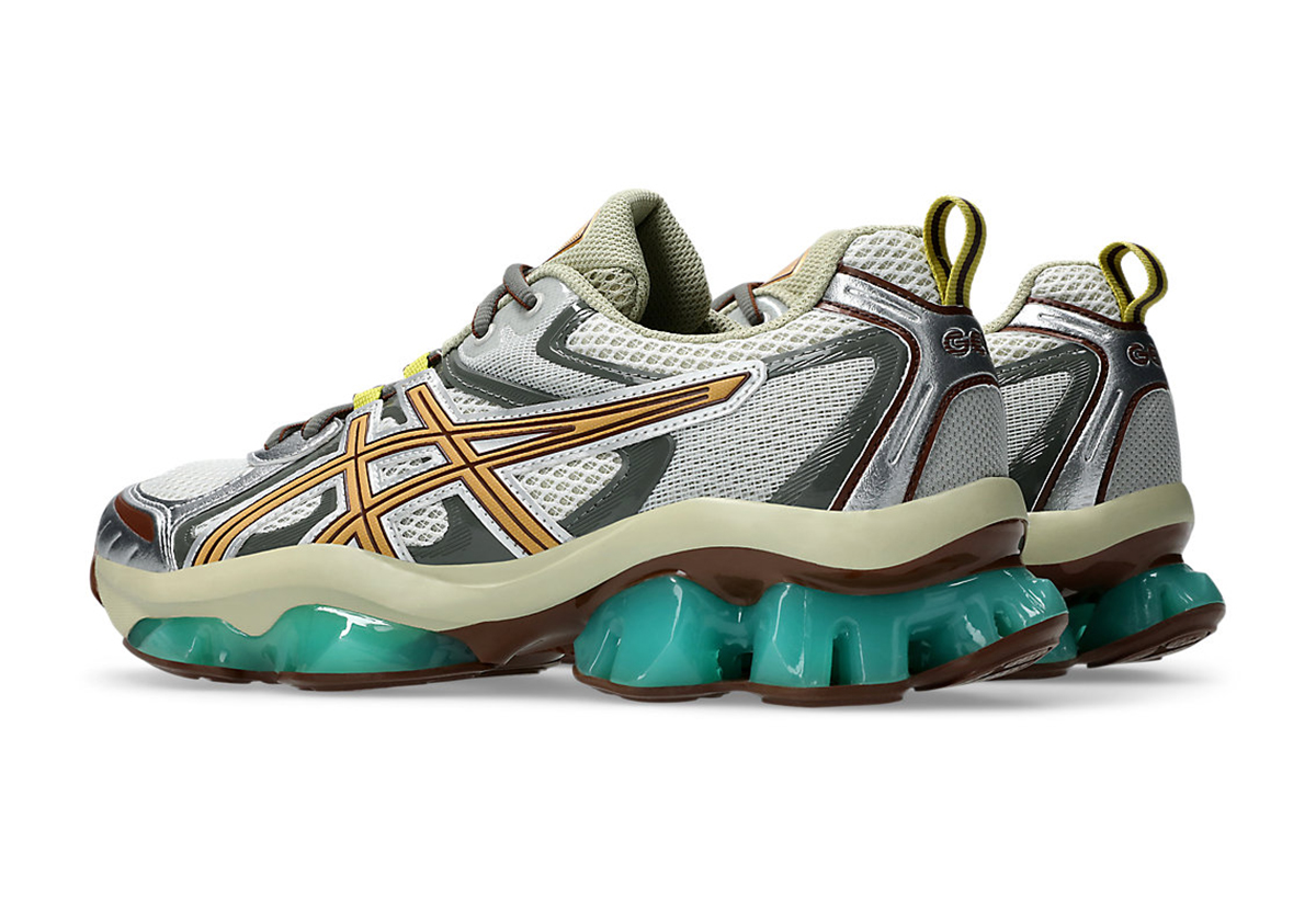 Asics Gel Quantum Kinetic Khaki Beige Pure Silver 1203a270 102 1
