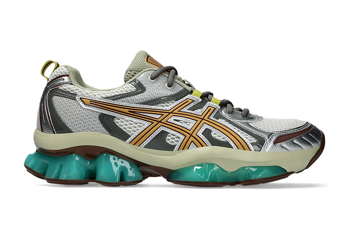 Asics Gel Quantum Kinetic Khaki Beige Pure Silver 1203a270 102 3
