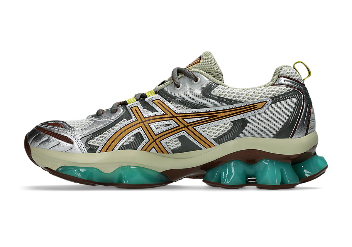 Asics Gel Quantum Kinetic Khaki Beige Pure Silver 1203a270 102 5