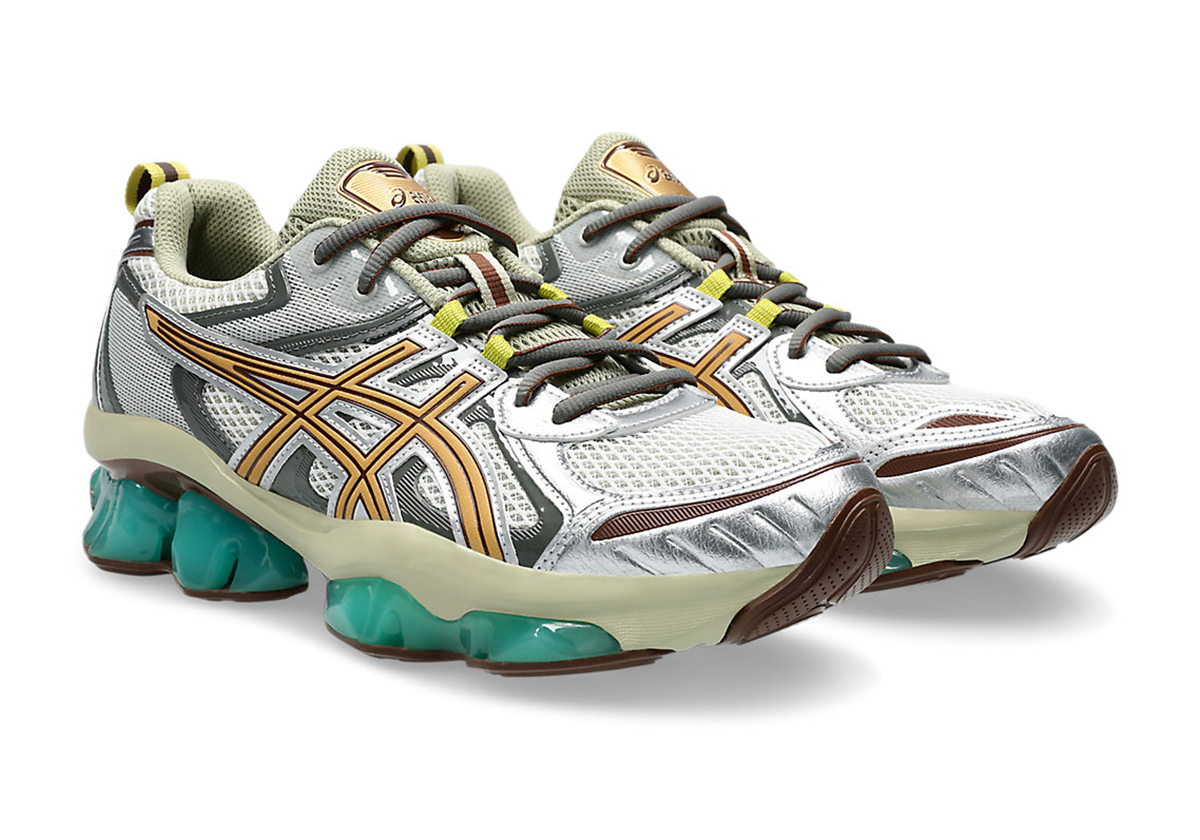 Asics Gel Quantum Kinetic Khaki Beige Pure Silver 1203a270 102 6