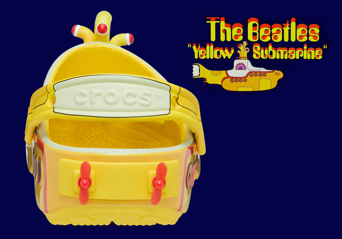 Beatles Crocs Clog Yellow Submarine 210893 90h 1