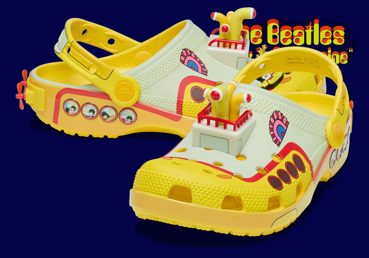 Beatles Crocs Clog Yellow Submarine 210893 90h 6