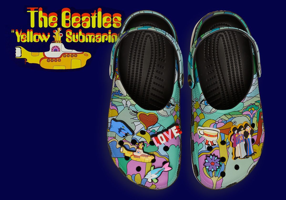 Beatles Crocs Clog Yellow Submarine 210895 90h 7