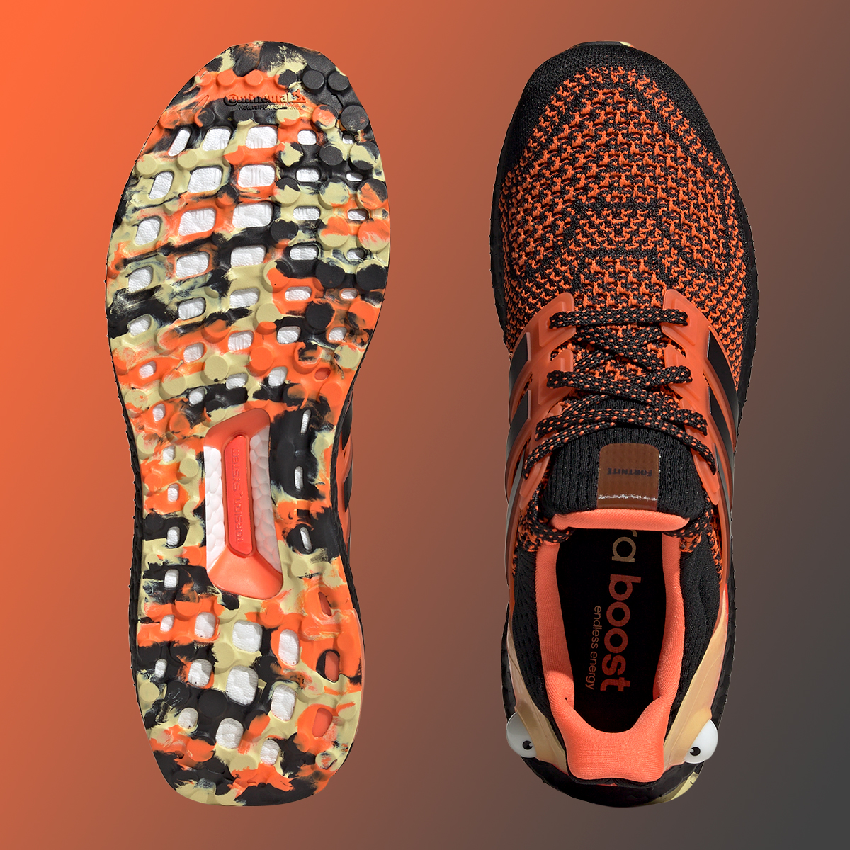 Fortnite Adidas Ultraboost Orange Black Release Date 8