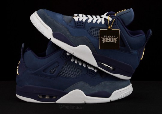 A Closer Look At The Air Jordan 4 “Howard University” PE