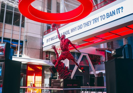 Jordan Brand “Bans” Michael Jordan’s Feet On The Iconic Chicago Bulls Statue