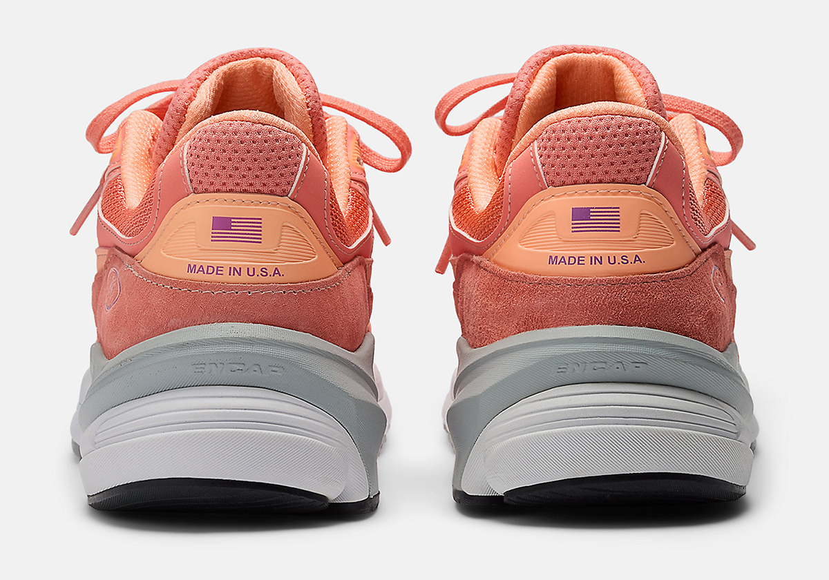 New Balance 990v6 Made In Usa Salmon Pink U990sr6 1