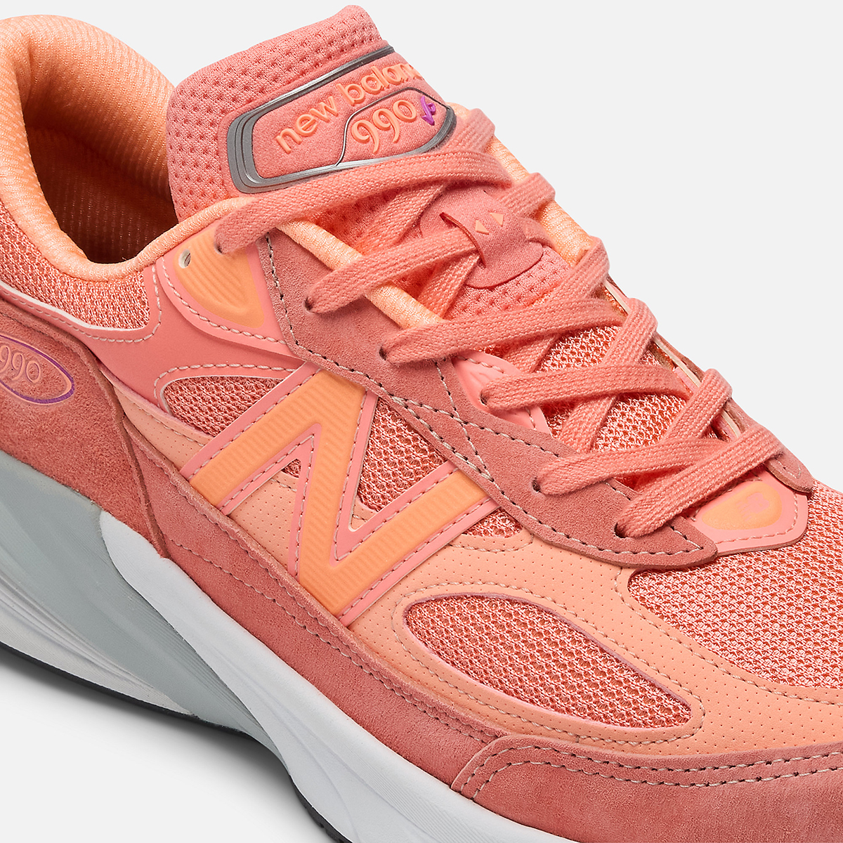 New Balance 990v6 Made In Usa Salmon Pink U990sr6 4