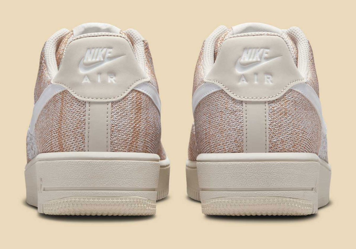 Nike Air Force 1 Low Flyknit Light Bone Multi Color Ib7675 001 5