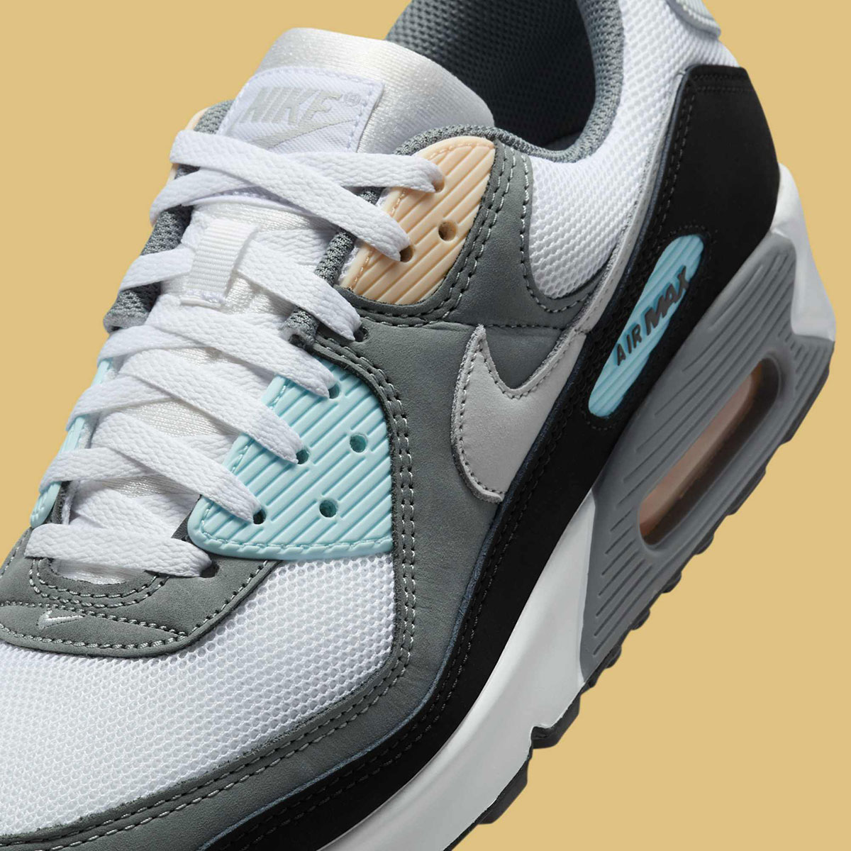 Nike Air Max 90 Cool Grey Pure Platinum Black Ib7674 001 2