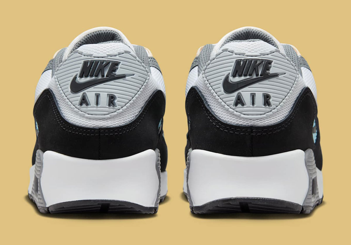 Nike Air Max 90 Cool Grey Pure Platinum Black Ib7674 001 4