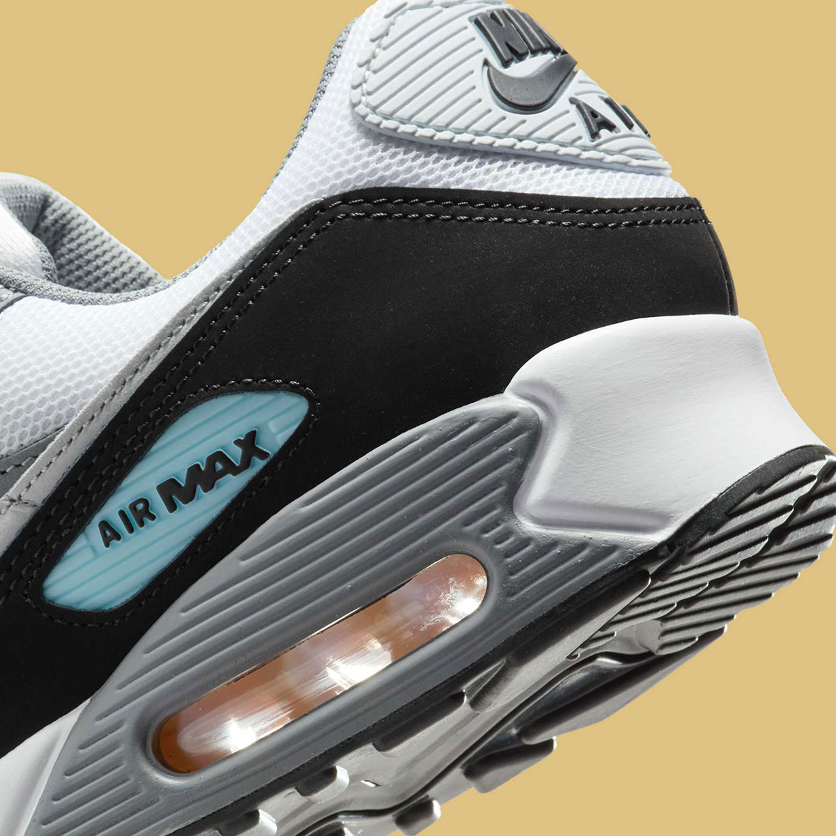 Nike Air Max 90 Cool Grey Pure Platinum Black Ib7674 001 5