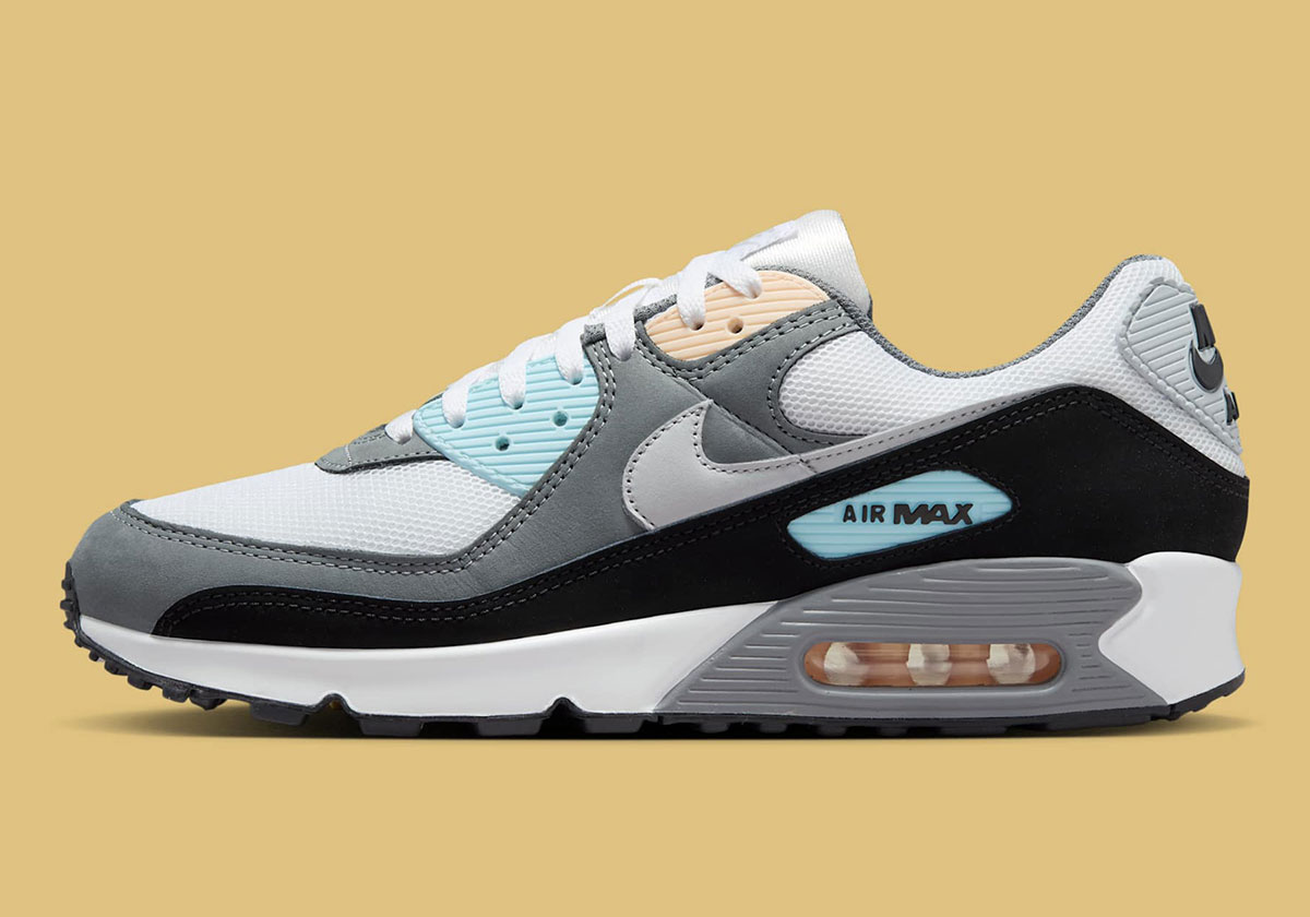Nike Air Max 90 Cool Grey Pure Platinum Black Ib7674 001 6