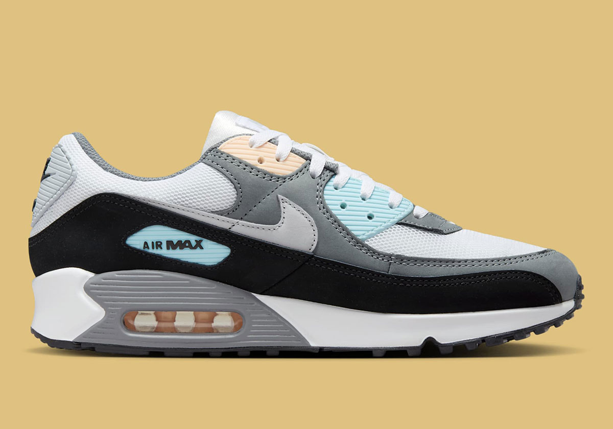 Nike Air Max 90 Cool Grey Pure Platinum Black Ib7674 001 7