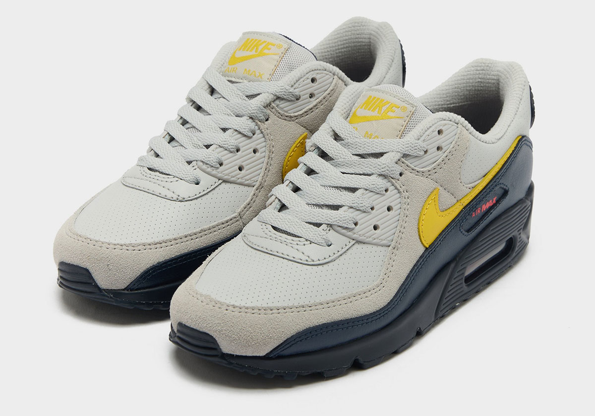 Nike Air Max 90 Racing Neutral Grey Tour Yellow Obsidian Speed Red White If0670 001 4