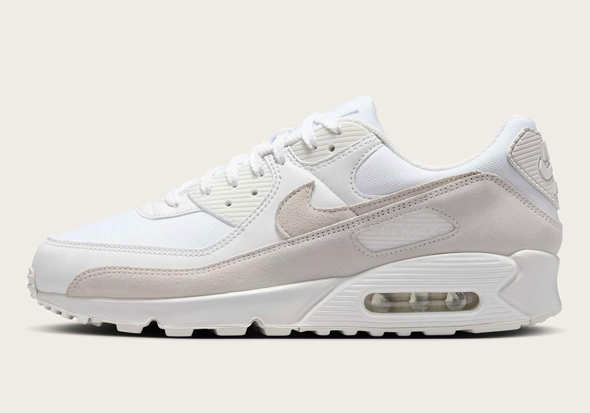 Nike Air Max 90 White Photon Dust Summit White Platinum Tint Ib6392 100 6
