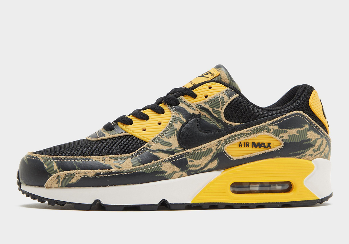 Nike Air Max 90 Yellow Camo If1721 001 1