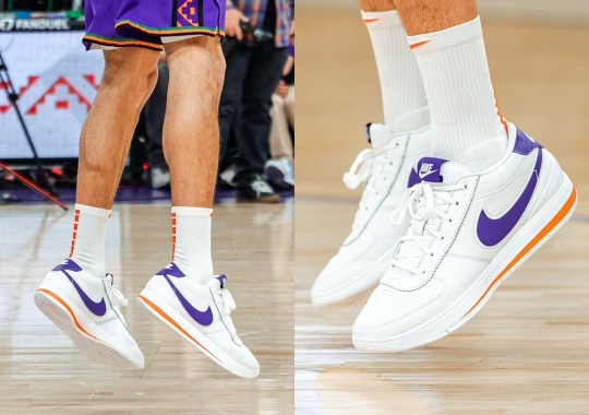 Devin Booker’s Nike Book 1 “Forrest Gump” Appears In Phoenix Suns Colors