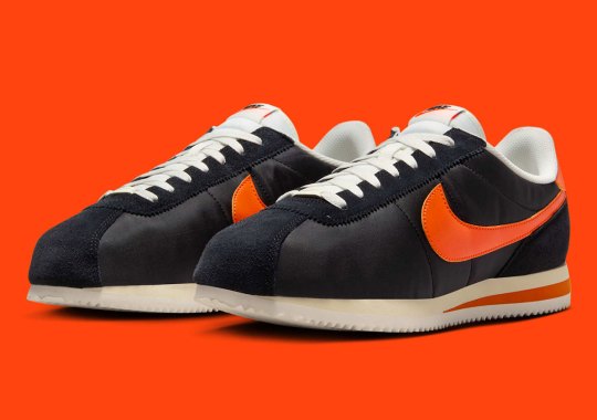 This Black And Orange Nike Cortez Is Perfect For San Francisco Giants Fans