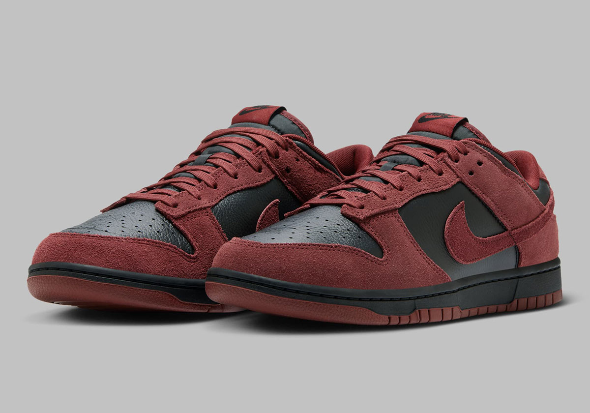 Nike Dunk Low Dark Team Red Black Fq8249 002 5