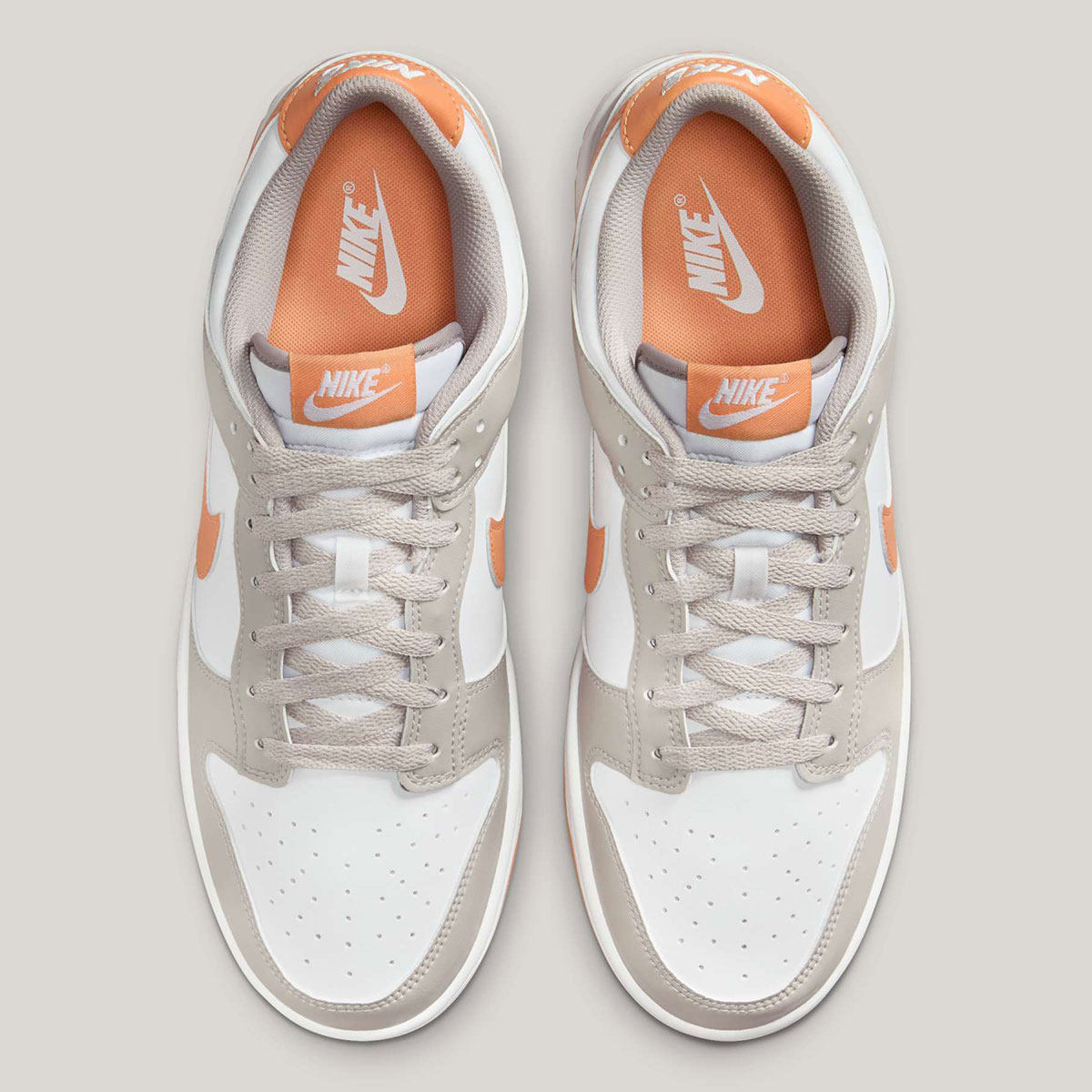 Nike Dunk Low Grey Apricot Agate Nike Dunk Low Light Grey Orange Hf5441 110 2