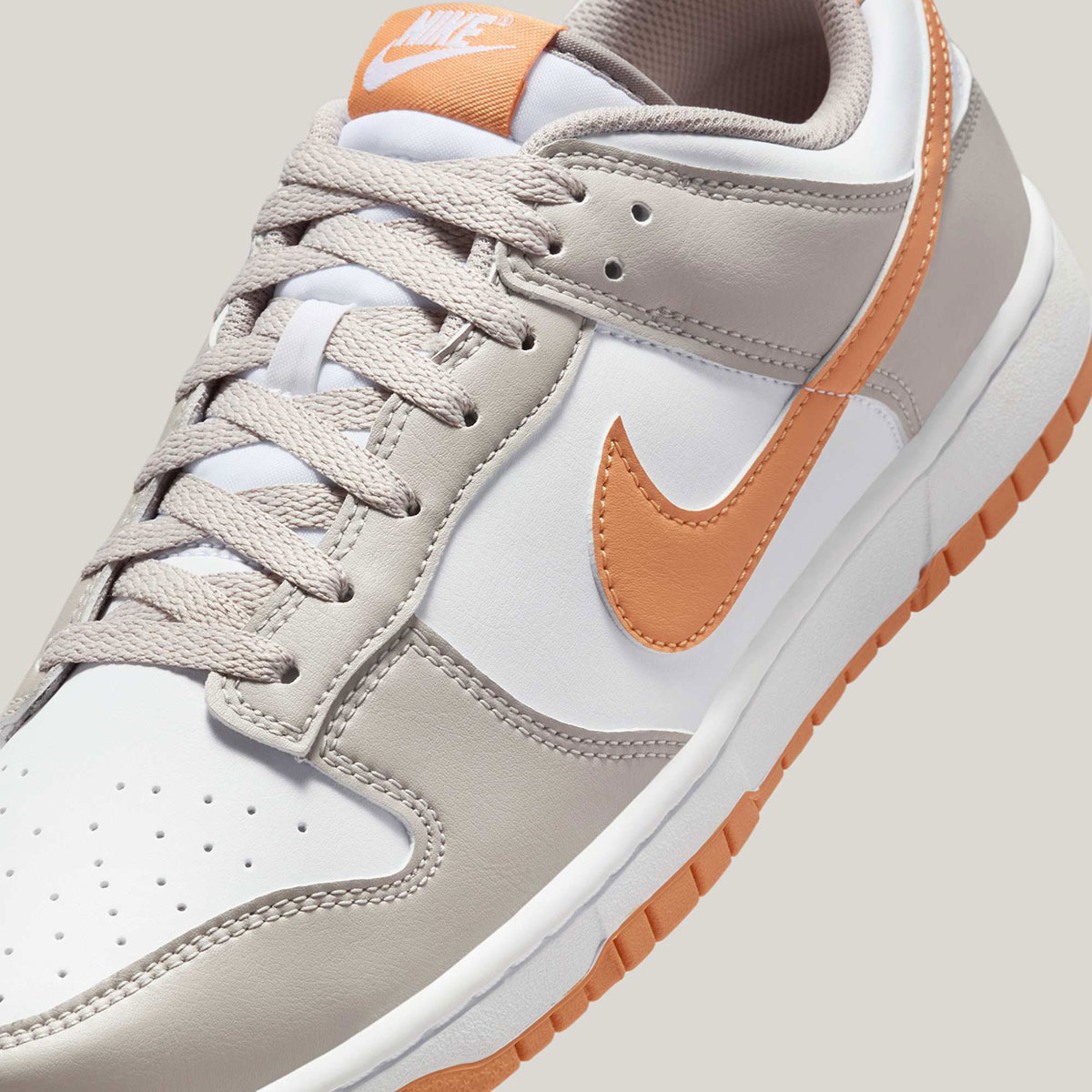 Nike Dunk Low Grey Apricot Agate Nike Dunk Low Light Grey Orange Hf5441 110 6