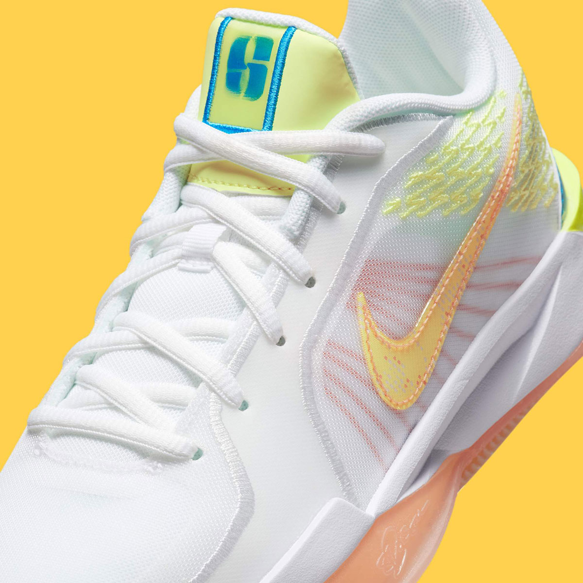 Nike Sabrina 2 Gs White Light Lemon Twist Apricot Agate Photo Blue Hf1188 100 5