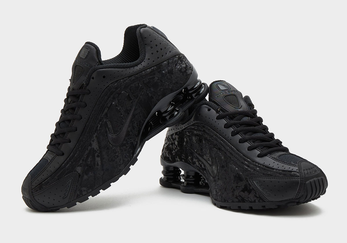 Nike Shox R4 Black Floral 2