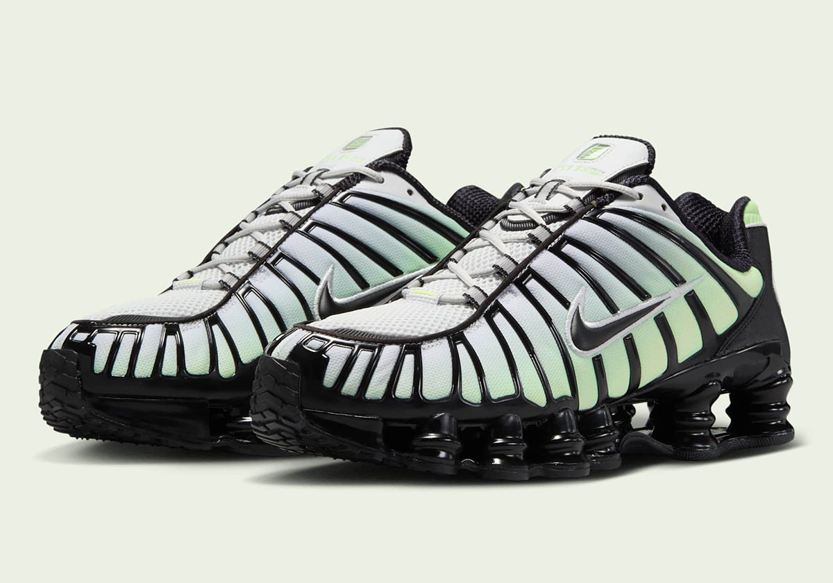 Nike Shox Tl Barely Green Black Photon Dust Av3595 300 6
