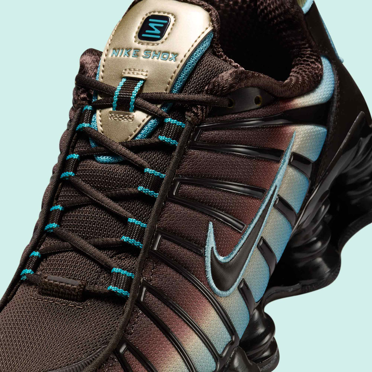 Nike Shox Tl Brown Blue Black Ib4340 200 4