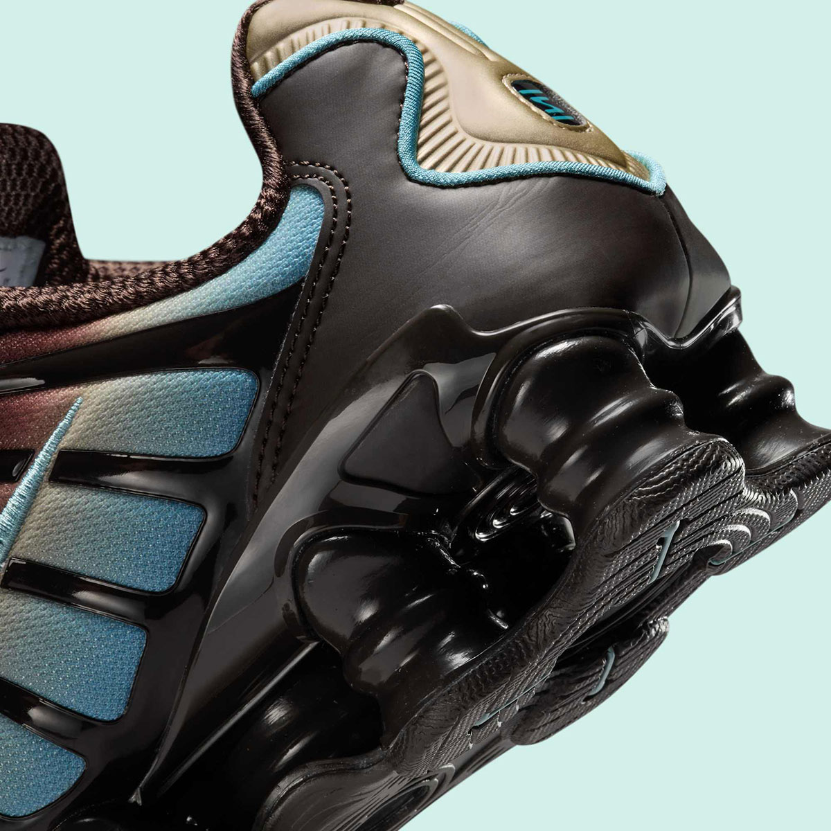 Nike Shox Tl Brown Blue Black Ib4340 200 5