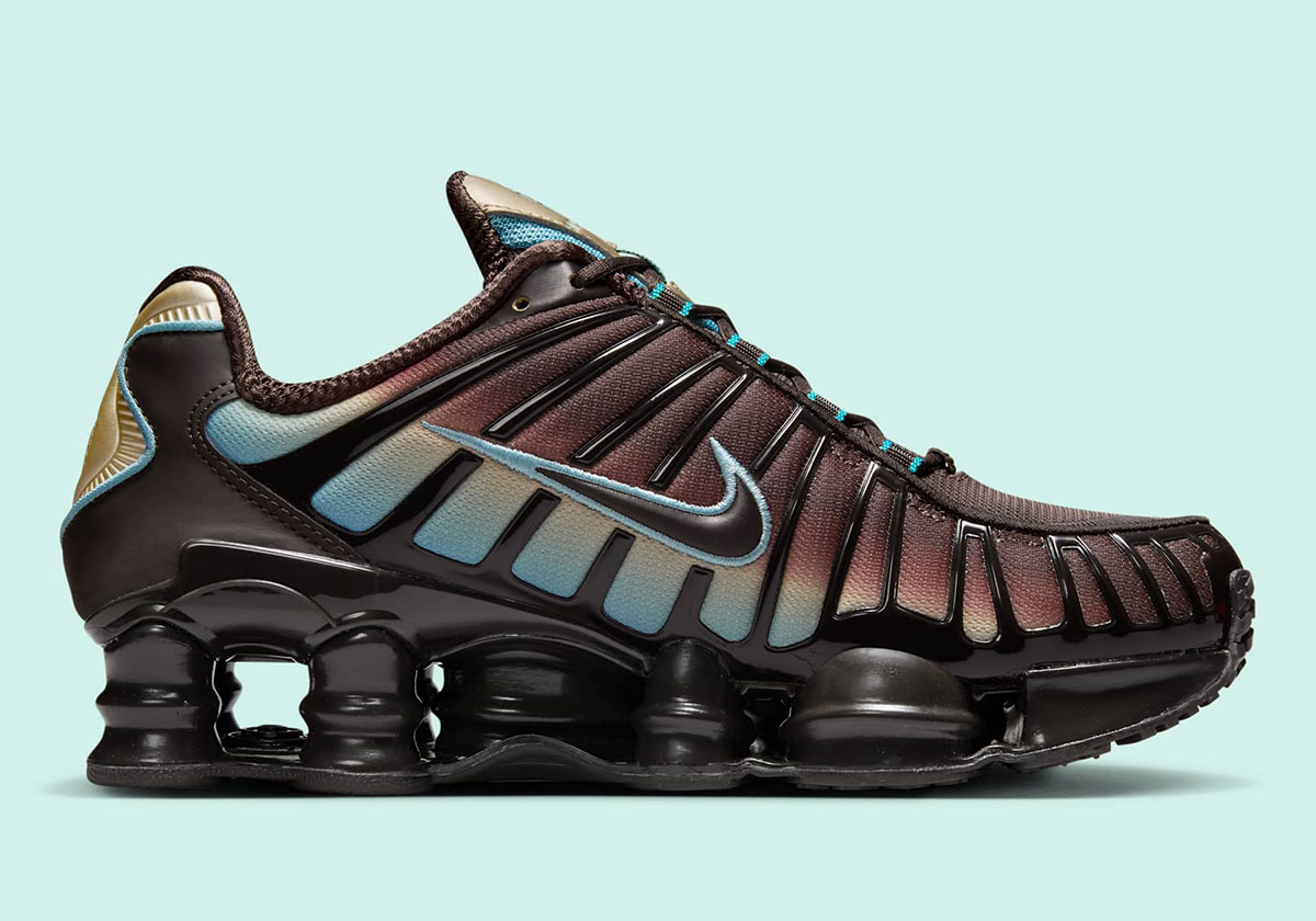 Nike Shox Tl Brown Blue Black Ib4340 200 6