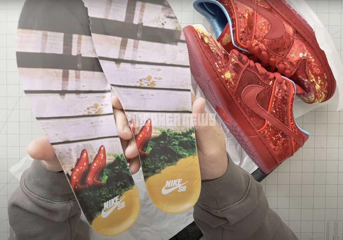 Wizard Of Oz Dunks Nike Sb Ruby Red Slippers 8