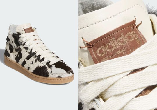 adidas Brings Faux Cowhide To Kareem Abdul-Jabbar’s Signature Shoe
