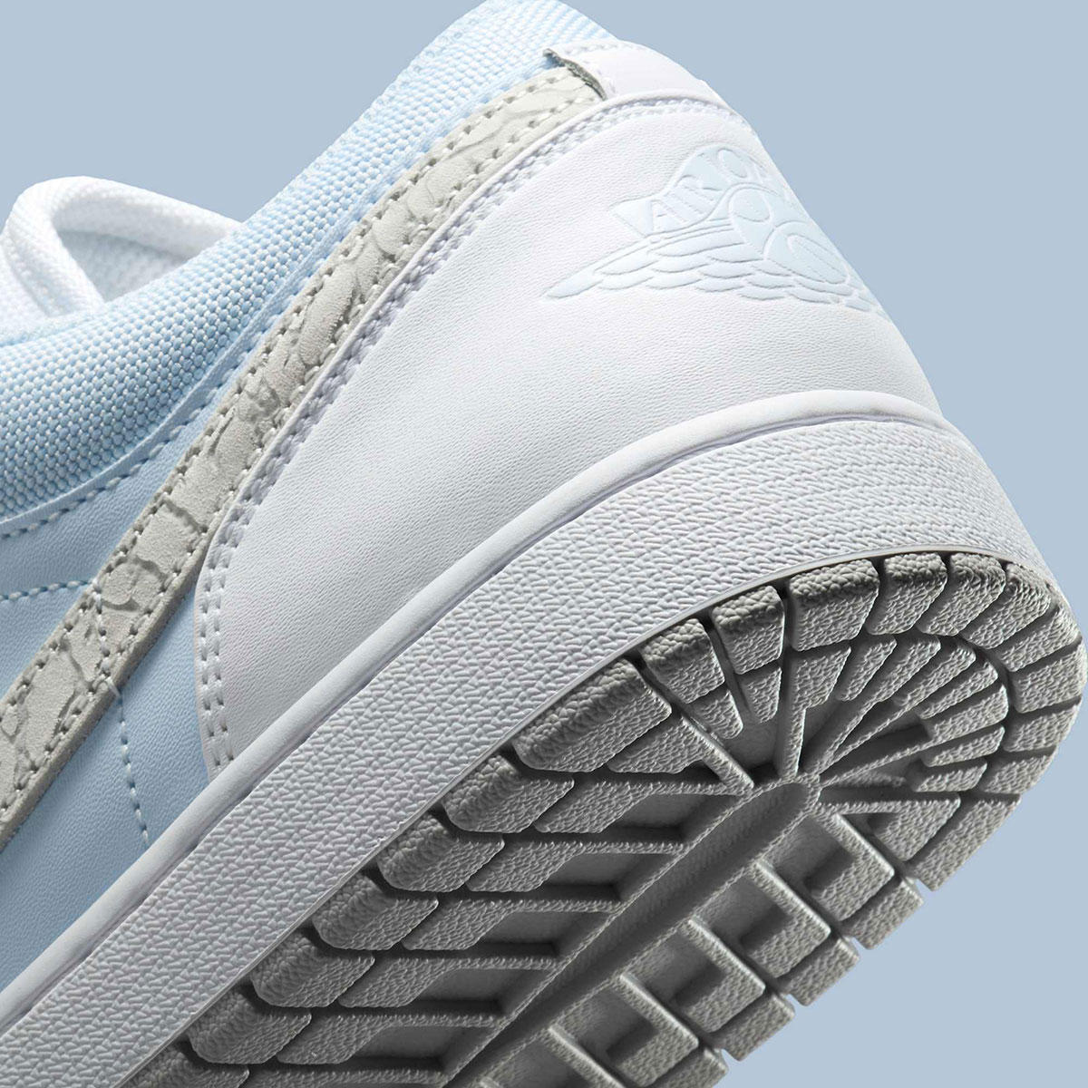 Air Jordan 1 Low Blue Tint Elephant Print Ib7692 400 2