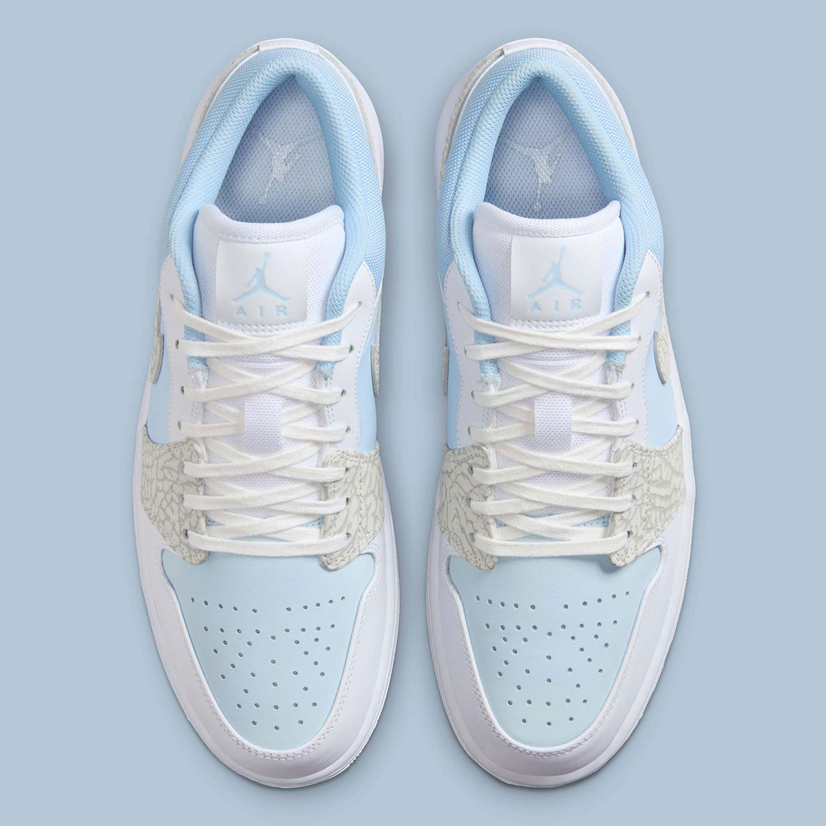 Air Jordan 1 Low Blue Tint Elephant Print Ib7692 400 3